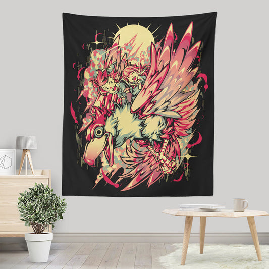 High in the Sky - Wall Tapestry