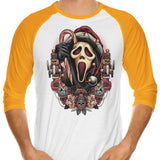 Holidays at Woodsboro - 3/4 Sleeve Raglan T-Shirt