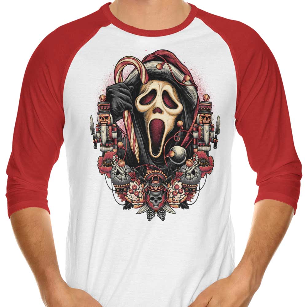 Holidays at Woodsboro - 3/4 Sleeve Raglan T-Shirt