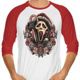 Holidays at Woodsboro - 3/4 Sleeve Raglan T-Shirt