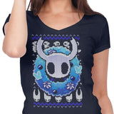 Hollow Ugly Sweater - Women's V-Neck