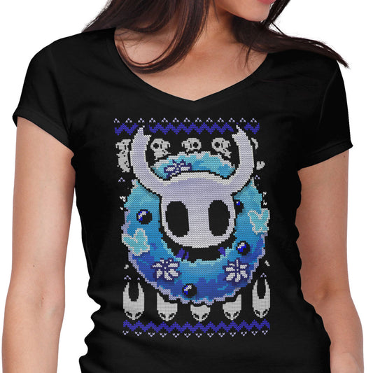 Hollow Ugly Sweater - Women's V-Neck