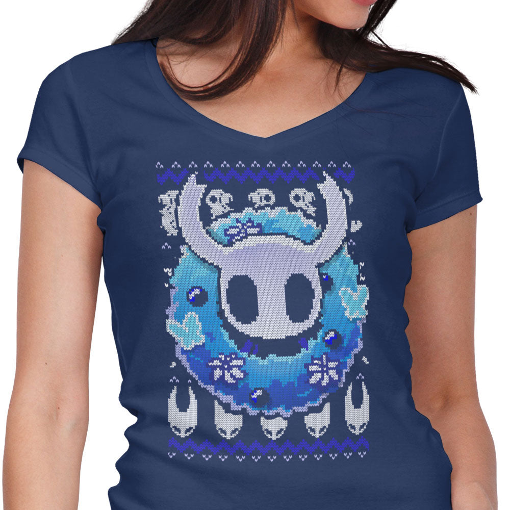 Hollow Ugly Sweater - Women's V-Neck