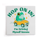 Hop On In - Canvas Print