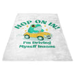 Hop On In - Fleece Blanket