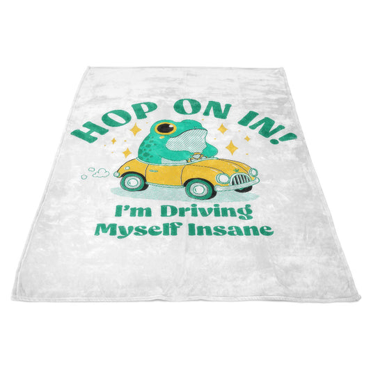 Hop On In - Fleece Blanket