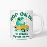 Hop On In - Mug