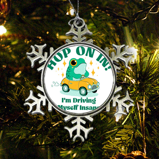 Hop On In - Ornament