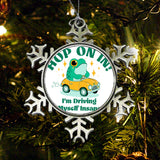 Hop On In - Ornament