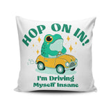 Hop On In - Throw Pillow