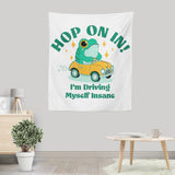 Hop On In - Wall Tapestry