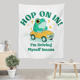 Hop On In - Wall Tapestry
