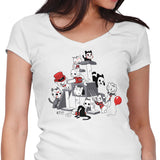 Horror Cats - Women's V-Neck