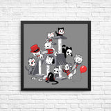 Horror Cats - Posters & Prints