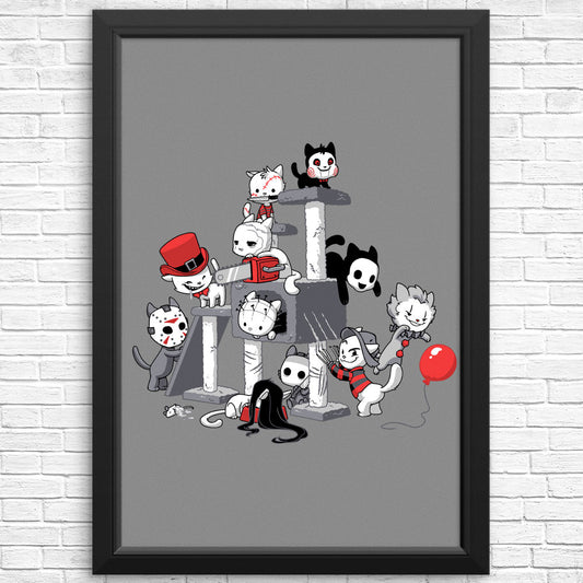 Horror Cats - Posters & Prints