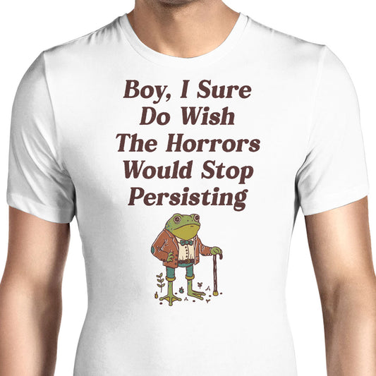 Horrors are Still Persisting - Men's Apparel