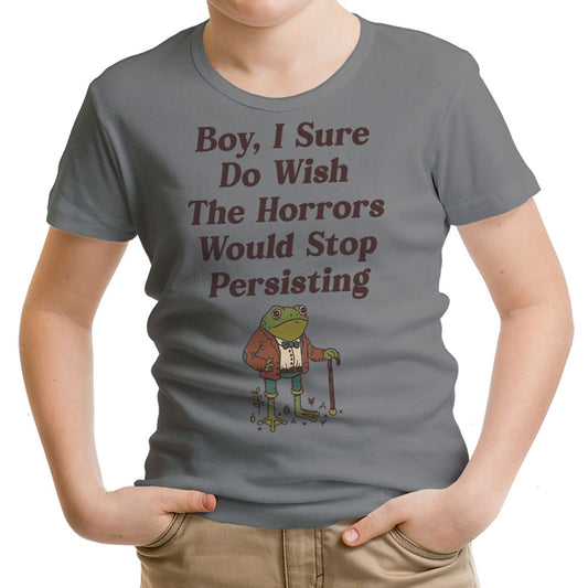 Horrors are Still Persisting - Youth Apparel