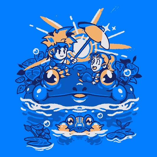 Hot Summer Swamp - Throw Pillow