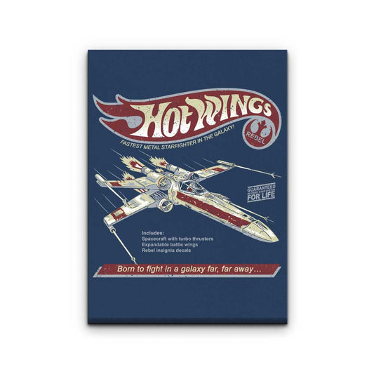 Hot Wings Rebel - Canvas Print
