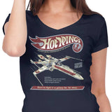 Hot Wings Rebel - Women's V-Neck