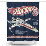 Hot Wings Rebel - Shower Curtain