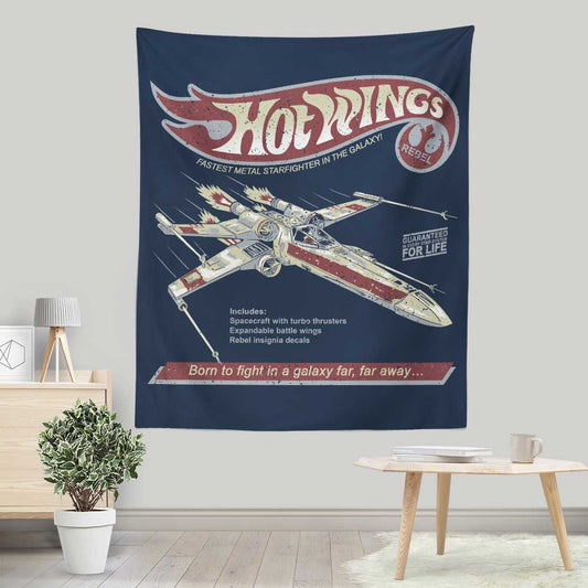 Hot Wings Rebel - Wall Tapestry