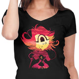 Hotel Sinner Demon - Women's V-Neck