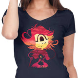Hotel Sinner Demon - Women's V-Neck