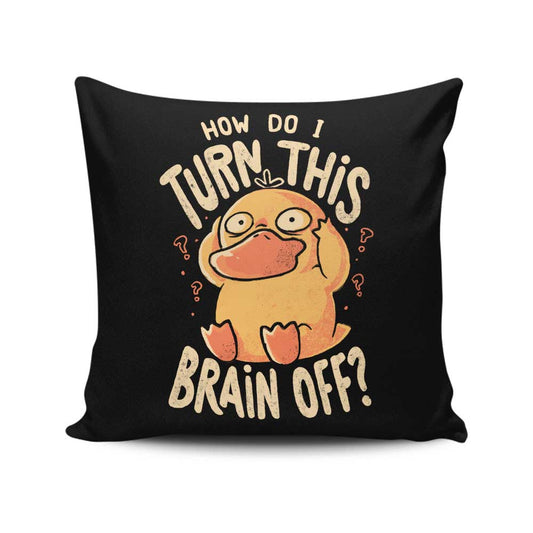 How Do I Turn It Off? - Throw Pillow