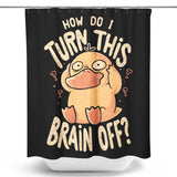 How Do I Turn It Off? - Shower Curtain