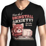 How to Uninstall Anxiety - Men's V-Neck
