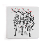 Hunter Harmony Sumi-e - Canvas Print