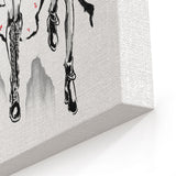 Hunter Harmony Sumi-e - Canvas Print