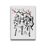Hunter Harmony Sumi-e - Canvas Print