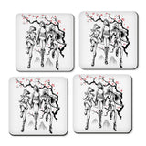 Hunter Harmony Sumi-e - Coasters