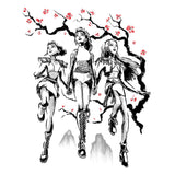 Hunter Harmony Sumi-e - Wall Tapestry