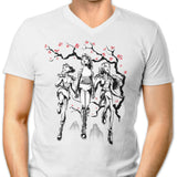 Hunter Harmony Sumi-e - Men's V-Neck