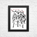 Hunter Harmony Sumi-e - Posters & Prints