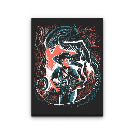 Hunter Hunted - Canvas Print