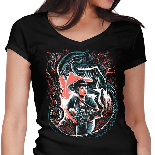 Hunter Hunted - Women's V-Neck