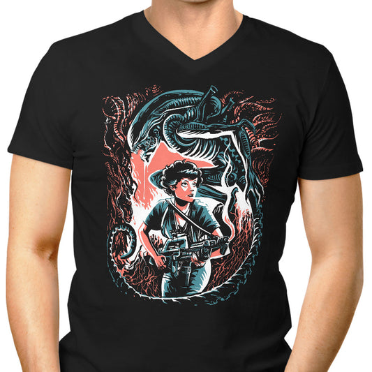 Hunter Hunted - Men's V-Neck