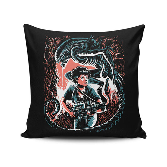 Hunter Hunted - Throw Pillow