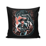 Hunter Hunted - Throw Pillow
