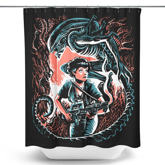 Hunter Hunted - Shower Curtain