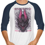 Hunting Club: Gore Magala - 3/4 Sleeve Raglan T-Shirt