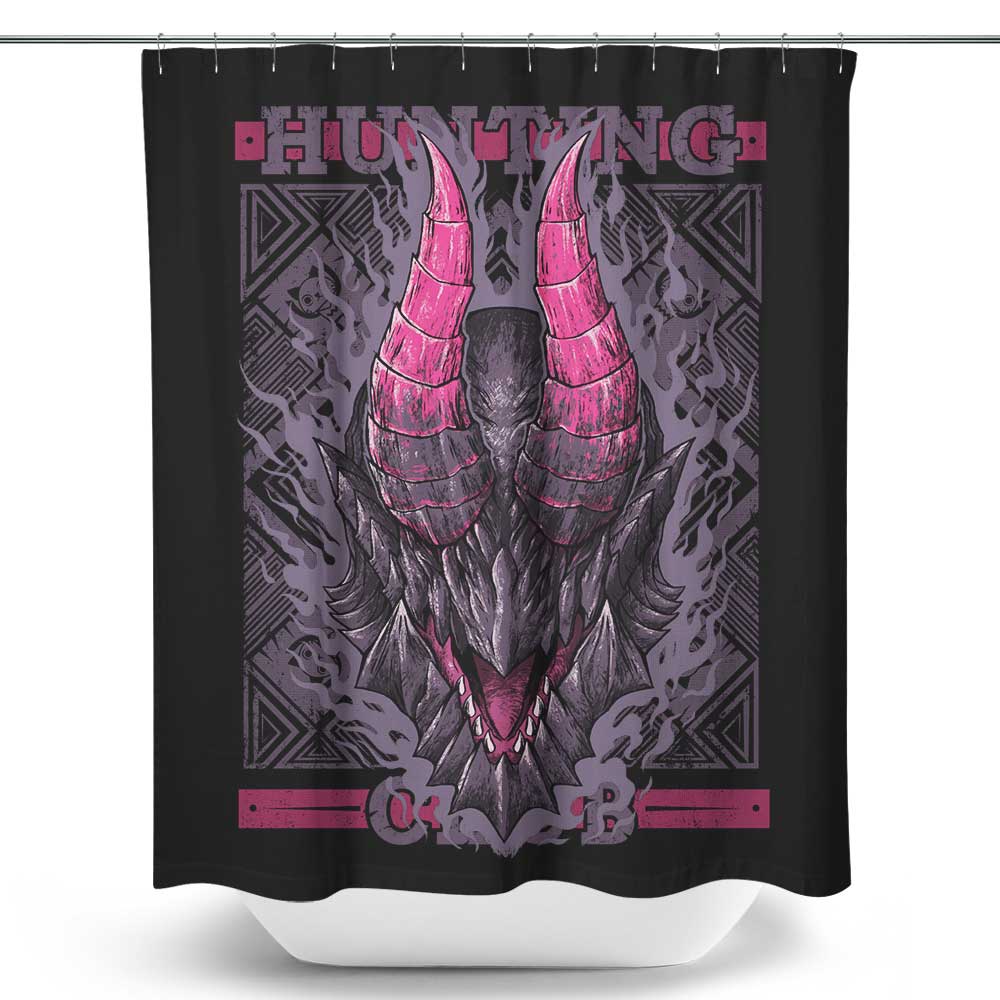 Hunting Club: Gore Magala - Shower Curtain