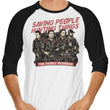 Hunting Ghosts - 3/4 Sleeve Raglan T-Shirt