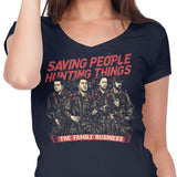 Hunting Ghosts - Women's V-Neck