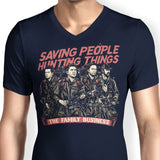 Hunting Ghosts - Men's V-Neck