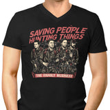 Hunting Ghosts - Men's V-Neck
